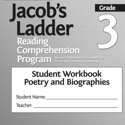 Affective Jacob's Ladder Reading Comprehension Program: Grade 3, Student Workbooks, Poetry and Biographies (Set of 5)