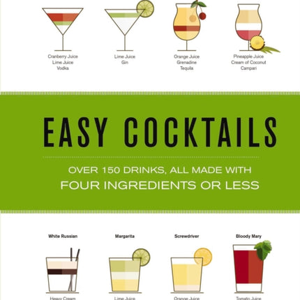 Easy Cocktails: Over 100 Drinks, All Made with Four Ingredients or Less