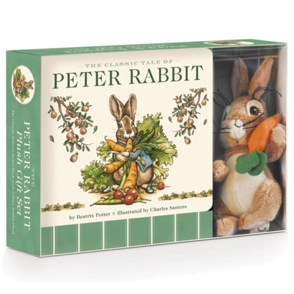 The Peter Rabbit Plush Gift Set (The Revised Edition): Includes the Classic Edition Board Book + Plush Stuffed Animal Toy Rabbit Gift Set