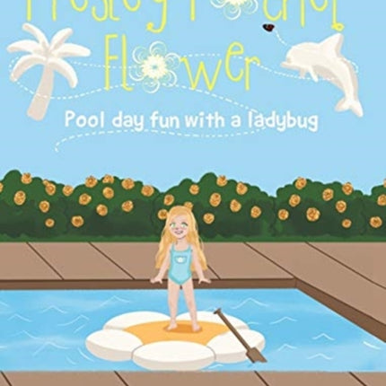 Presley Pocket Flower: Pool day fun with a ladybug