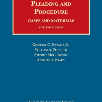 Pleading and Procedure: Cases and Materials