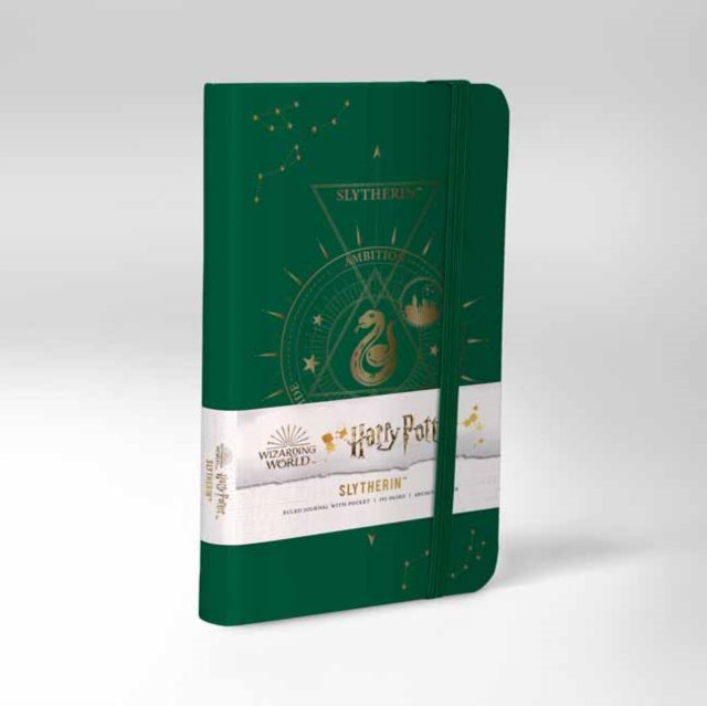 Harry Potter: Slytherin Constellation Ruled Pocket Journal