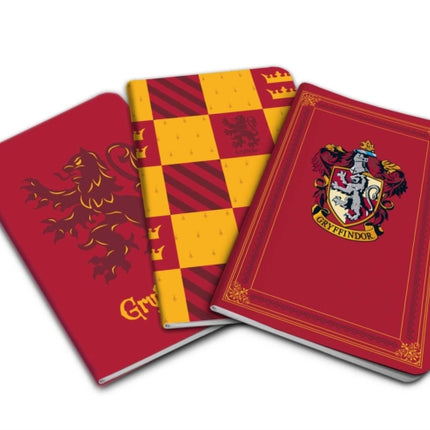 Harry Potter: Gryffindor Pocket Notebook Collection: Set of 3