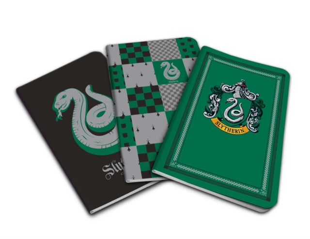 Harry Potter: Slytherin Pocket Notebook Collection: Set of 3