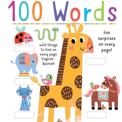 Slide and Seek: 100 Words English-Spanish