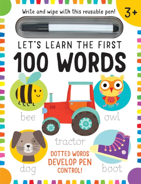 Lets Learn First 100 Words Write and Wipe Iseek