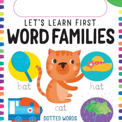 Let's Learn: Word Families (Write and Wipe): (Early Reading Skills, Letter Writing Workbook, Pen Control)