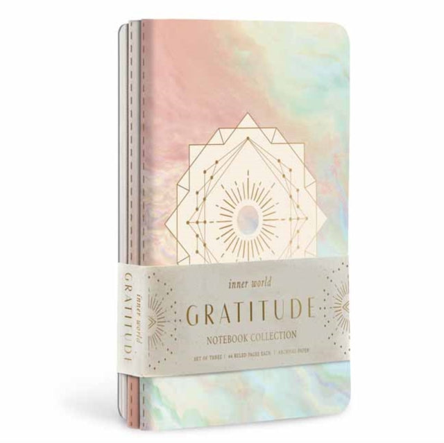 Gratitude Sewn Notebook Collection: Set of 3