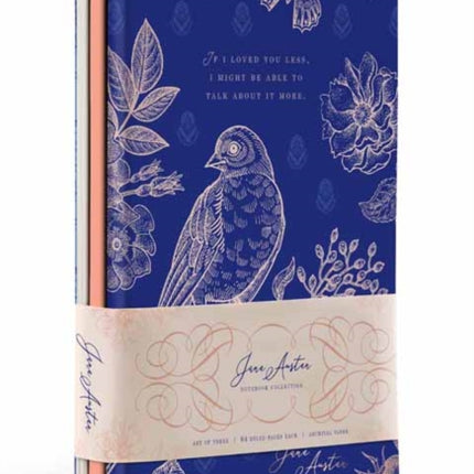 Jane Austen Sewn Notebook Collection: Set of 3