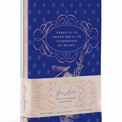 Jane Austen Sewn Pocket Notebook Collection: Set