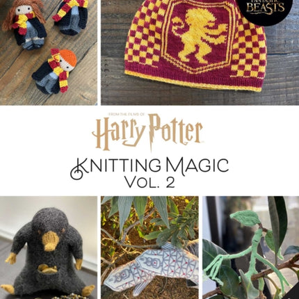 Harry Potter: Knitting Magic: More Patterns From Hogwarts and Beyond: An Official Harry Potter Knitting Book (Harry Potter Craft Books, Knitting Books)