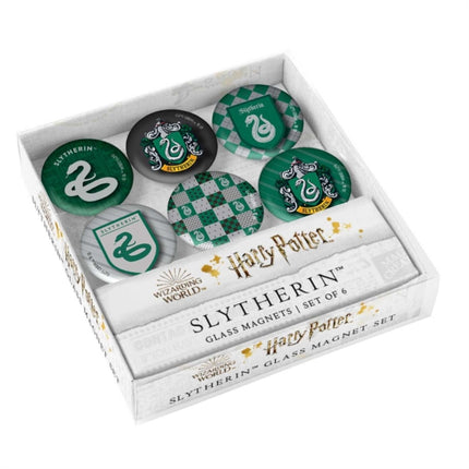 Harry Potter: Slytherin Glass Magnet Set: Set of 7