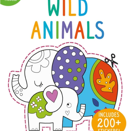 Color, Cut, and Fold: Wild Animals