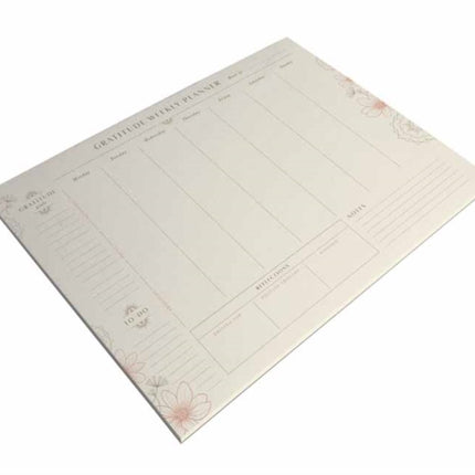 Gratitude Weekly Planner Notepad