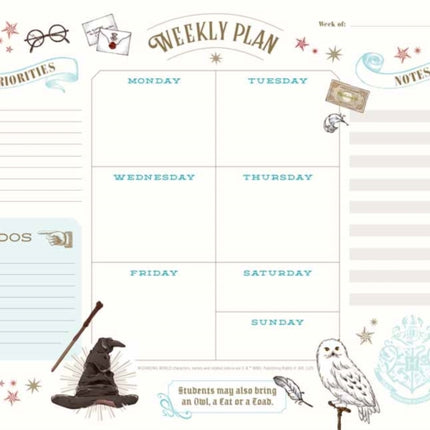 Harry Potter: Weekly Planner Notepad