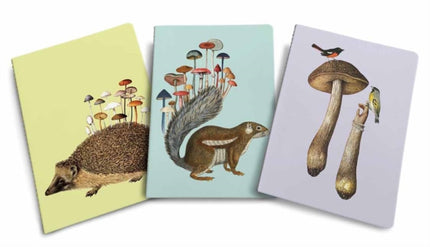 Art of Nature: Fungi Sewn Notebook Collection: Set of 3