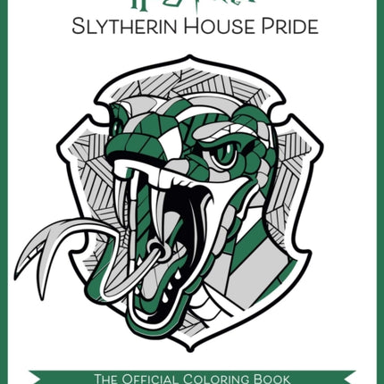 Harry Potter: Slytherin House Pride: The Official Coloring Book: (Gifts Books for Harry Potter Fans, Adult Coloring Books)