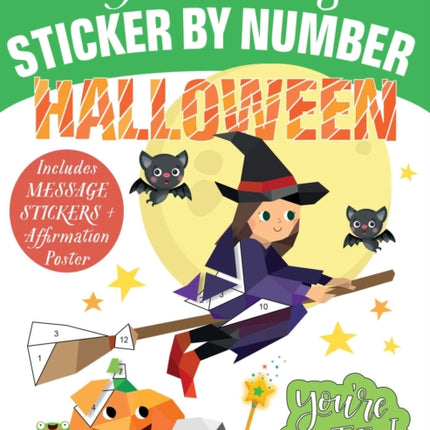 Mindful Sticker By Number: Halloween: (Sticker Books for Kids, Activity Books for Kids, Mindful Books for Kids)