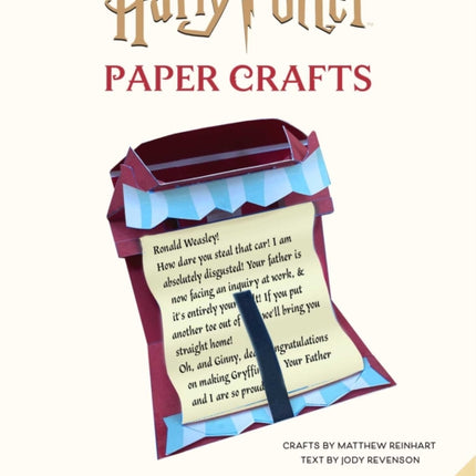 Harry Potter: Magical Paper Crafts: 24 Official Creations Inspired by the Wizarding World