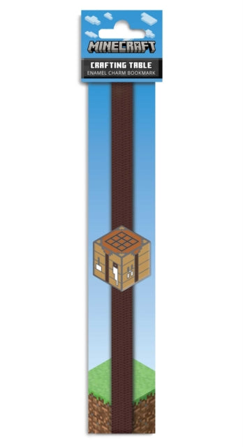 Minecraft: Crafting Table Enamel Charm Bookmark