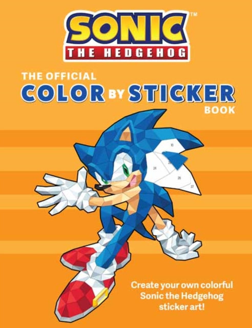 Sonic the Hedgehog: The Official Color by Sticker Book 