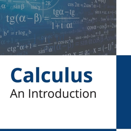 Calculus: An Introduction