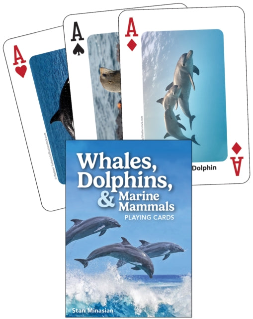 Whales Dolphins and Marine Mammals Playing Cards