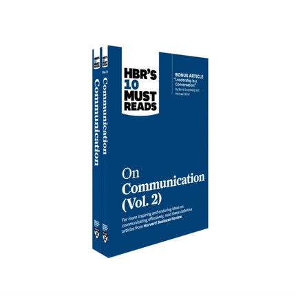 HBRs 10 Must Reads on Communication 2Volume Collection