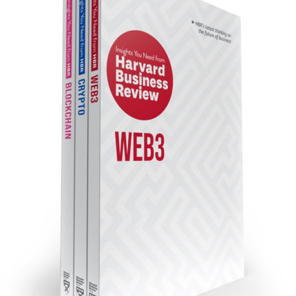 HBR Insights Web3 Crypto and Blockchain Collection 3 Books