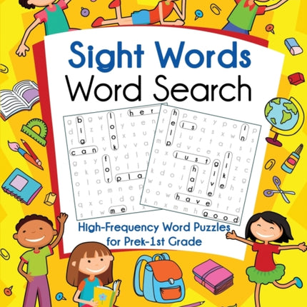 Sight Words Word Search: High-Frequency Word Puzzles for Prek-1st Grade