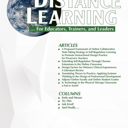 Distance Learning - Volume 17 Issue 1 2020