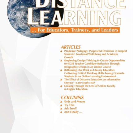Distance Learning Volume 17 Issue 2 2020