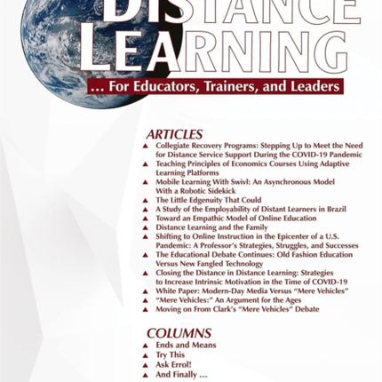 Distance Learning Volume 17 Issue 3 2020