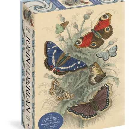 John Derian Paper Goods Dancing Butterflies 750Piece Puzzle