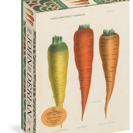 John Derian Paper Goods Three Carrots 1000Piece Puzzle