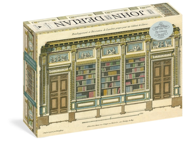 John Derian Paper Goods The Library 1000Piece Puzzle