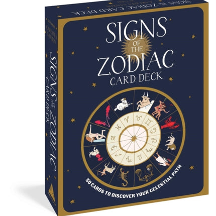 Signs of the Zodiac Card Deck: 50 Cards to Discover Your Celestial Path