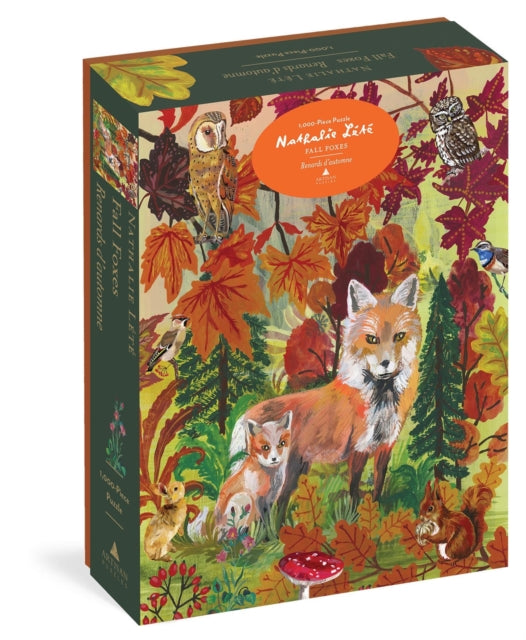 Nathalie Lété Fall Foxes 1000Piece Puzzle