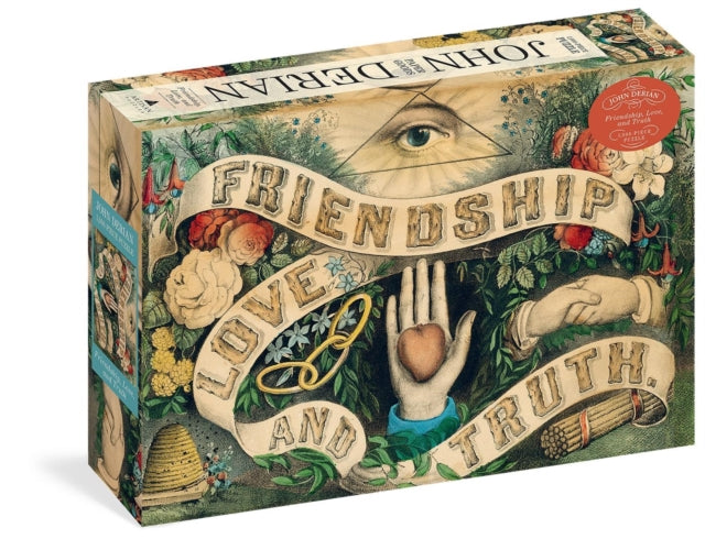 John Derian Paper Goods Friendship Love and Truth 1000Piece Puzzle