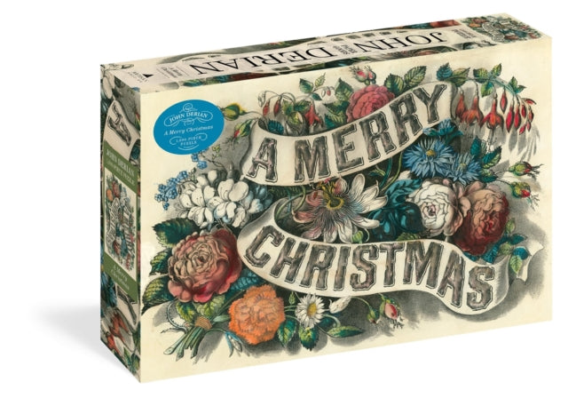 John Derian Paper Goods Merry Christmas 1000Piece Puzzle