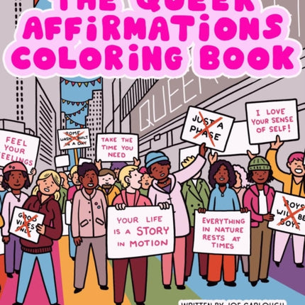 Queer Affirmations Coloring Book