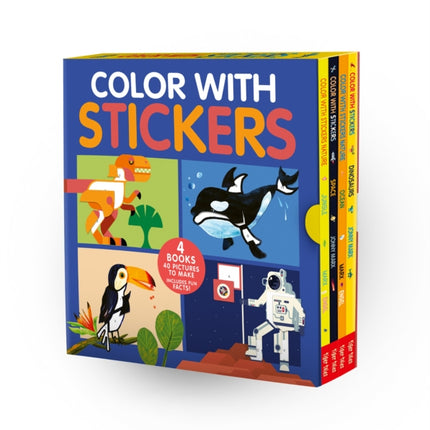 Color with Stickers 4Book Boxed Set