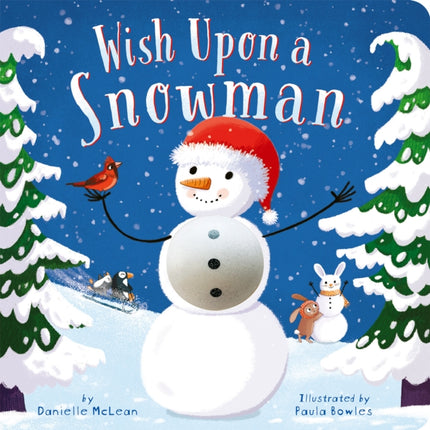 Wish Upon a Snowman: A Touch-and-Feel Christmas Board Book with Squishy Snowman for Kids and Toddlers