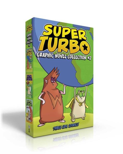 Super Turbo Graphic Novel Collection #2 (Boxed Set): Super Turbo Protects the World; Super Turbo and the Fire-Breathing Dragon; Super Turbo vs. Wonder Pig