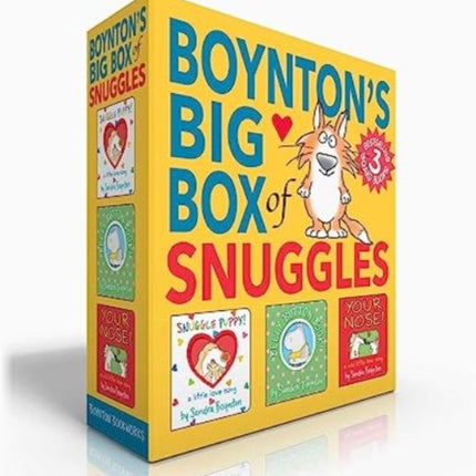 Boynton's Big Box of Snuggles (Boxed Set): Snuggle Puppy!; Belly Button Book!; Your Nose!