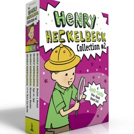 The Henry Heckelbeck Collection #2 (Boxed Set): Henry Heckelbeck and the Race Car Derby; Henry Heckelbeck Dinosaur Hunter; Henry Heckelbeck Spy vs. Spy; Henry Heckelbeck Builds a Robot