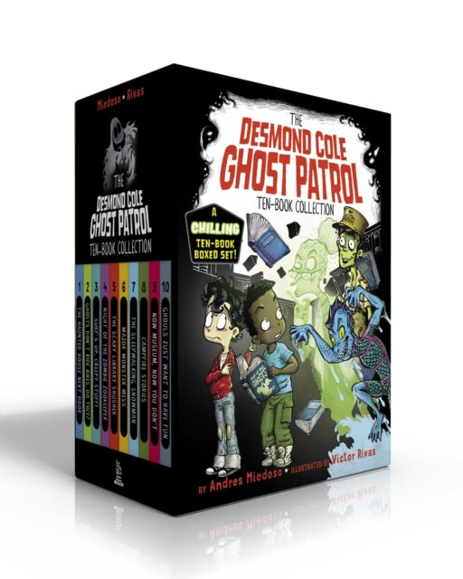 The Desmond Cole Ghost Patrol Ten-Book Collection (Boxed Set): The Haunted House Next Door; Ghosts Don't Ride Bikes, Do They?; Surf's Up, Creepy Stuff!; Night of the Zombie Zookeeper; The Scary Library Shusher; Major Monster Mess; The Sleep