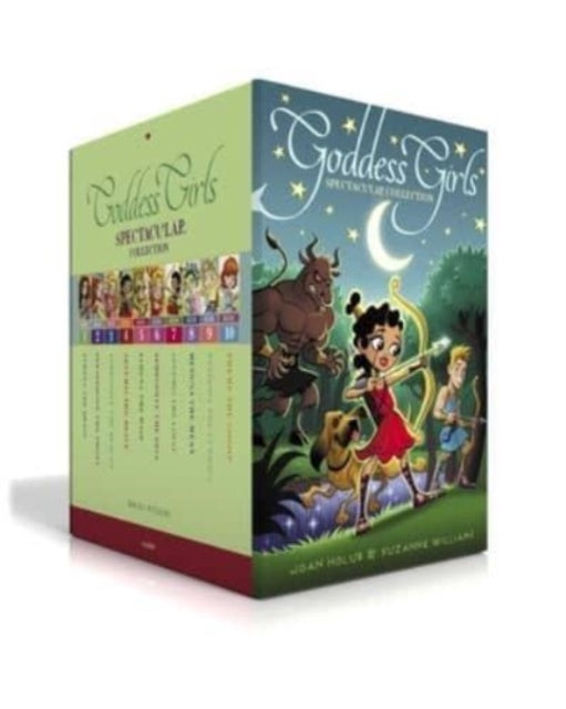 Goddess Girls Spectacular Collection (Boxed Set): Athena the Brain; Persephone the Phony; Aphrodite the Beauty; Artemis the Brave; Athena the Wise; Aphrodite the Diva; Artemis the Loyal; Medusa the Mean; Pandora the Curious; Pheme the Gossi