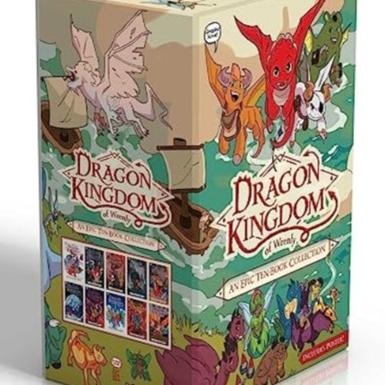 Dragon Kingdom of Wrenly An Epic Ten-Book Collection (Includes Poster!) (Boxed Set): The Coldfire Curse; Shadow Hills; Night Hunt; Ghost Island; Inferno New Year; Ice Dragon; Cinder's Flame; The Shattered Shore; Legion of Lava; Out of Darkn