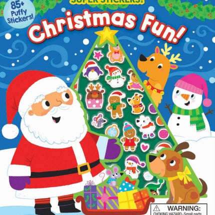 Christmas Super Puffy Stickers! Christmas Fun!